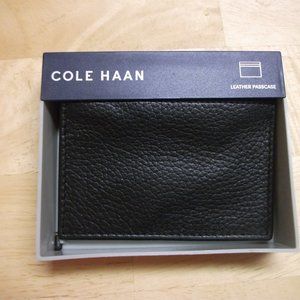 Men's Cole Haan Passcase Leather Wallet- Black